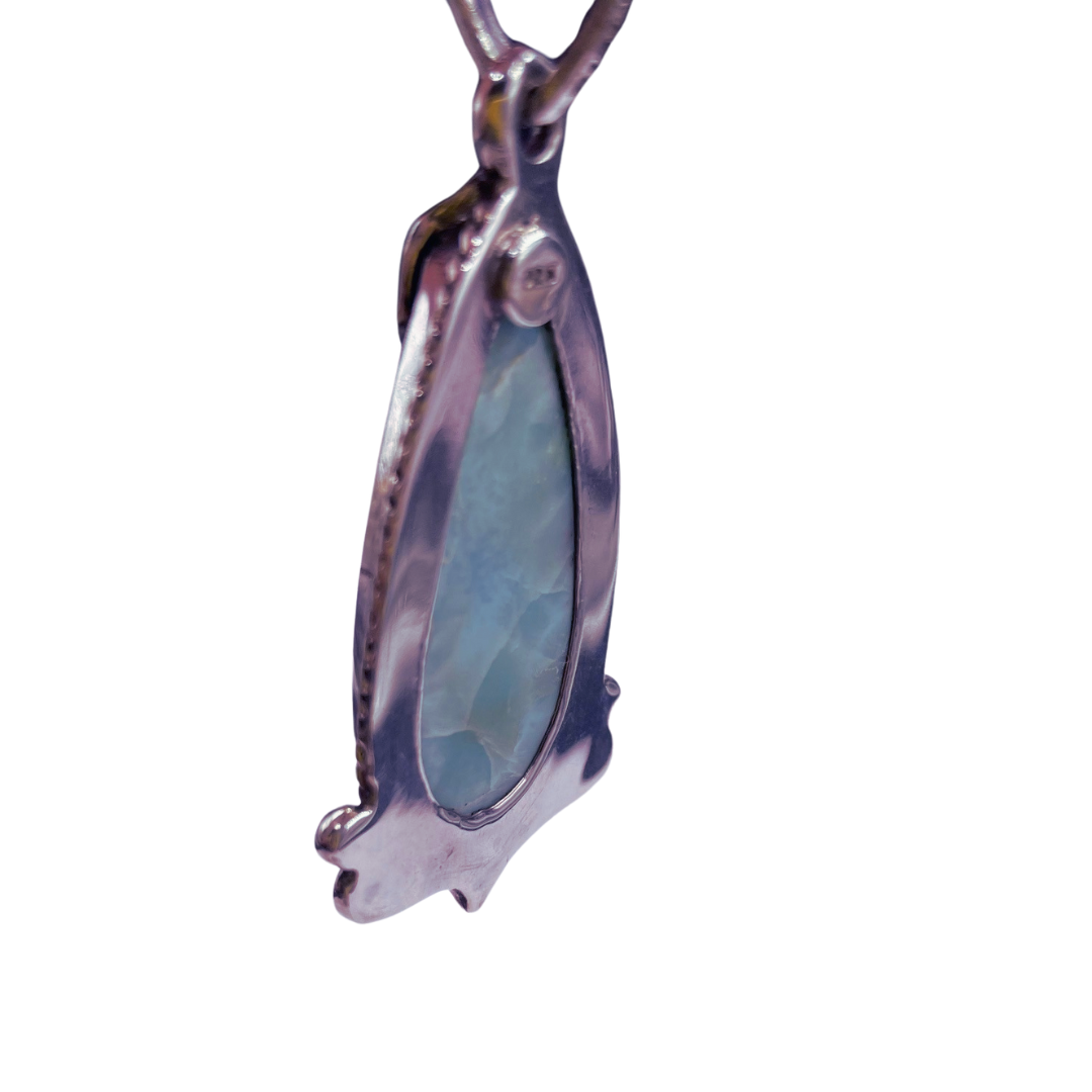 Dije de Larimar en Plata 925
