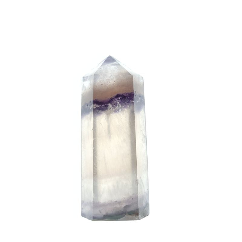 Fluorita Natural Punta Tallada 44 gr 5 x 2.2 x 1.8 cm - Caleidoscopio