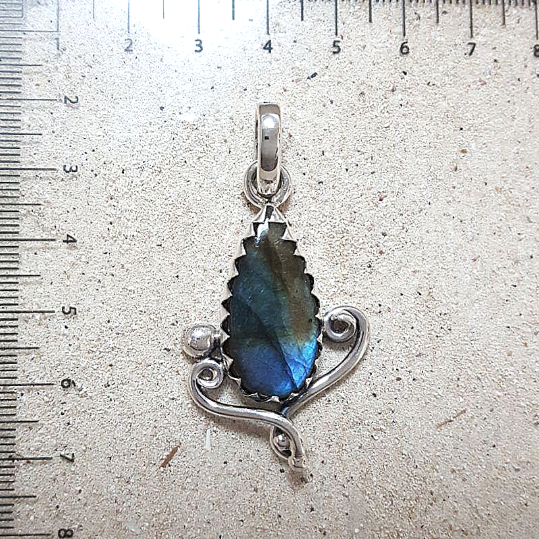 Dije de Labradorita en Plata 925 Mod. 1670