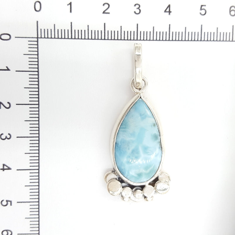 Dije de Larimar en Plata 925 Mod. 1758 - Caleidoscopio