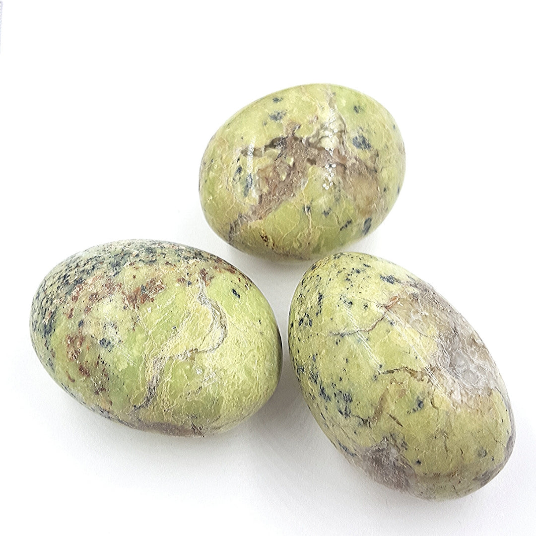 Ópalo Verde Palm Stone. Para la palma de la mano - Caleidoscopio