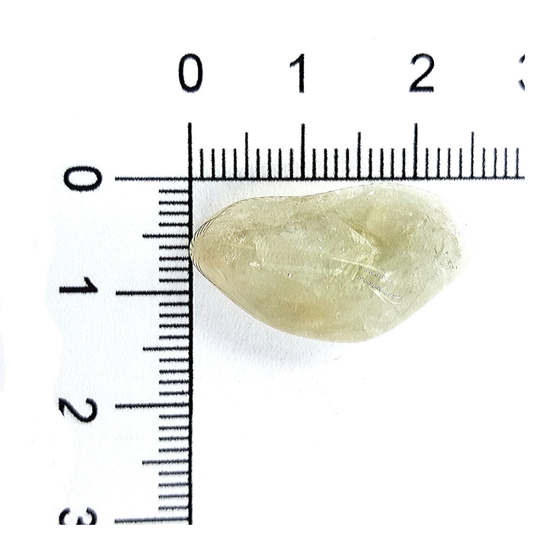 Prasiolita / Amatista Verde Tamborileada - Caleidoscopio