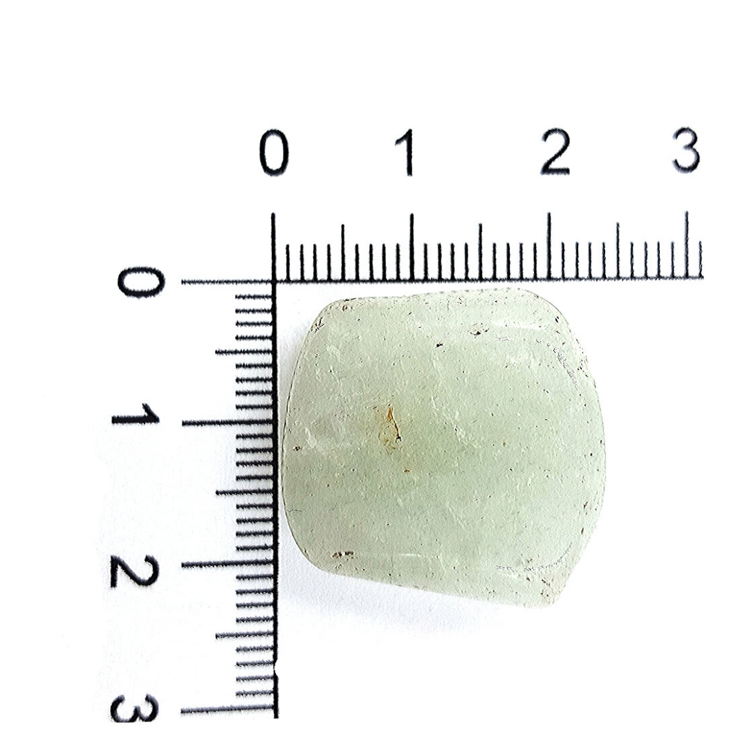 Prasiolita / Amatista Verde Tamborileada - Caleidoscopio