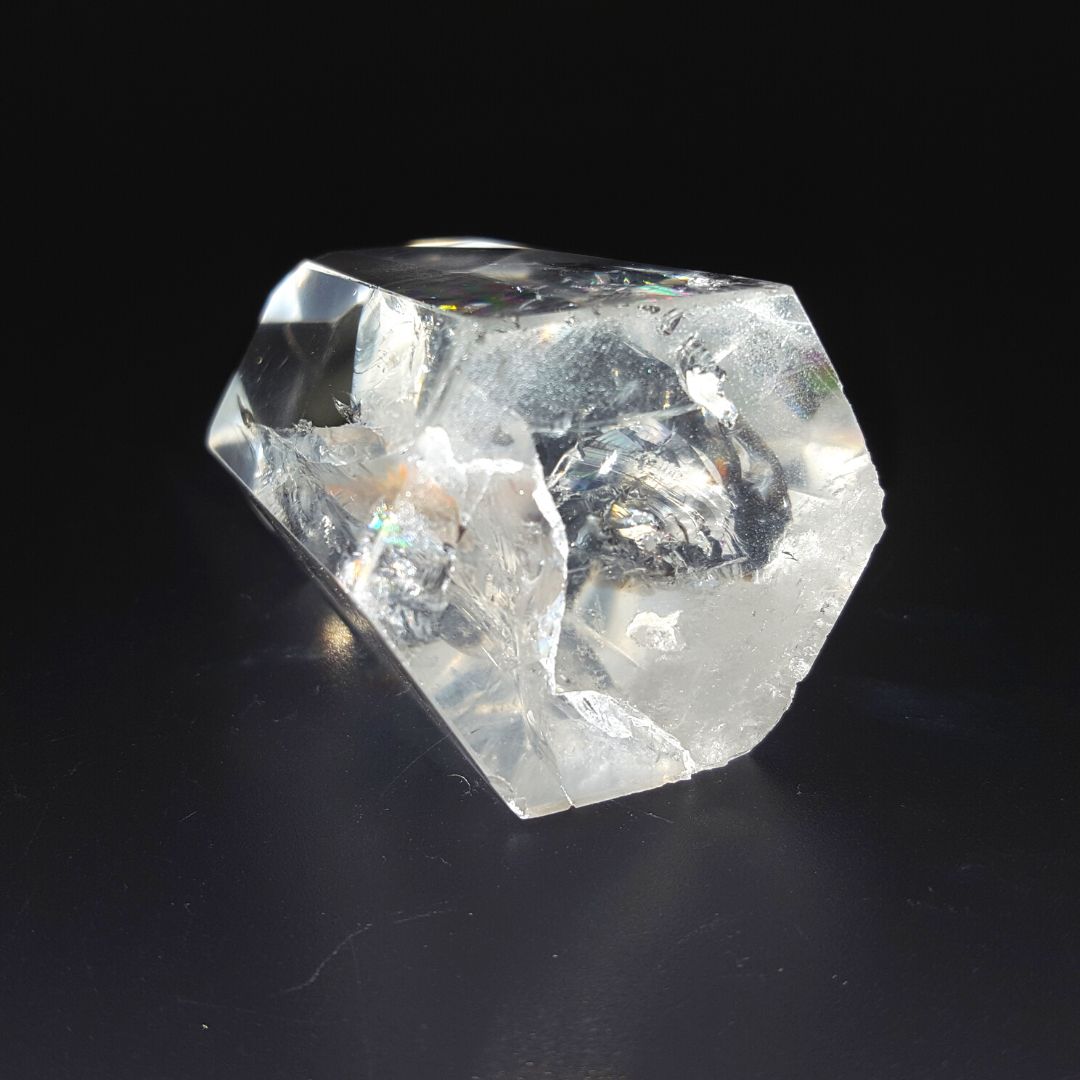 Cuarzo Blanco Cristal Obelisco 148-154 g * 6.6 cm altura