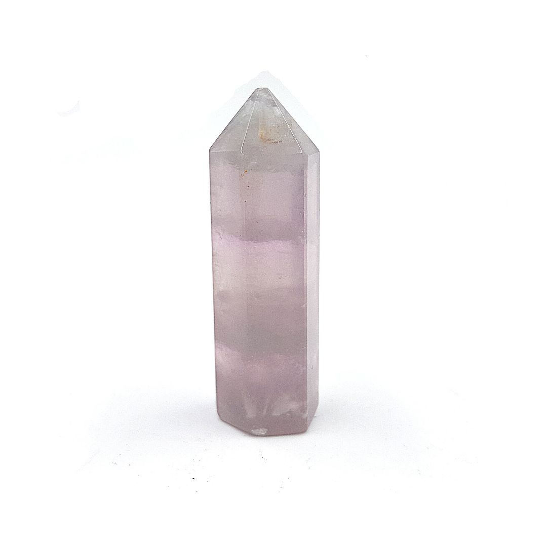 Fluorita Punta Tallada 13 - 25 g x 4 cm Altura