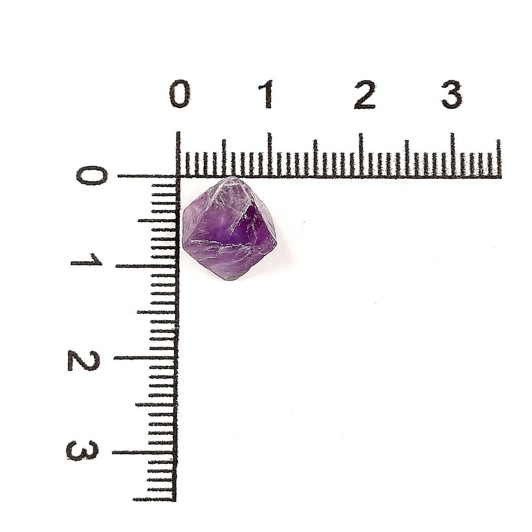 Fluorita Geométrica Natural en Bruto Chica 1 Pieza 1 cm Aprox