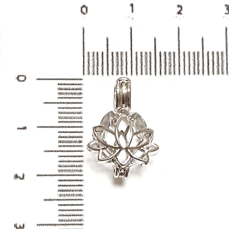 Dije Flor de Loto Porta Cristal - Caleidoscopio