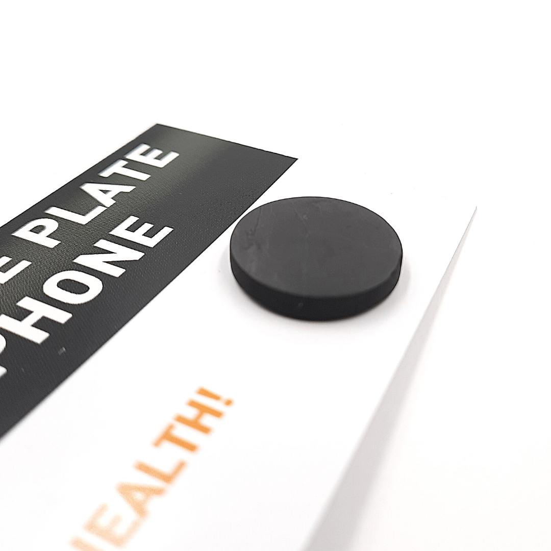 Placa de Shunguita "Shungite" Protección contra Radiación de Celulares