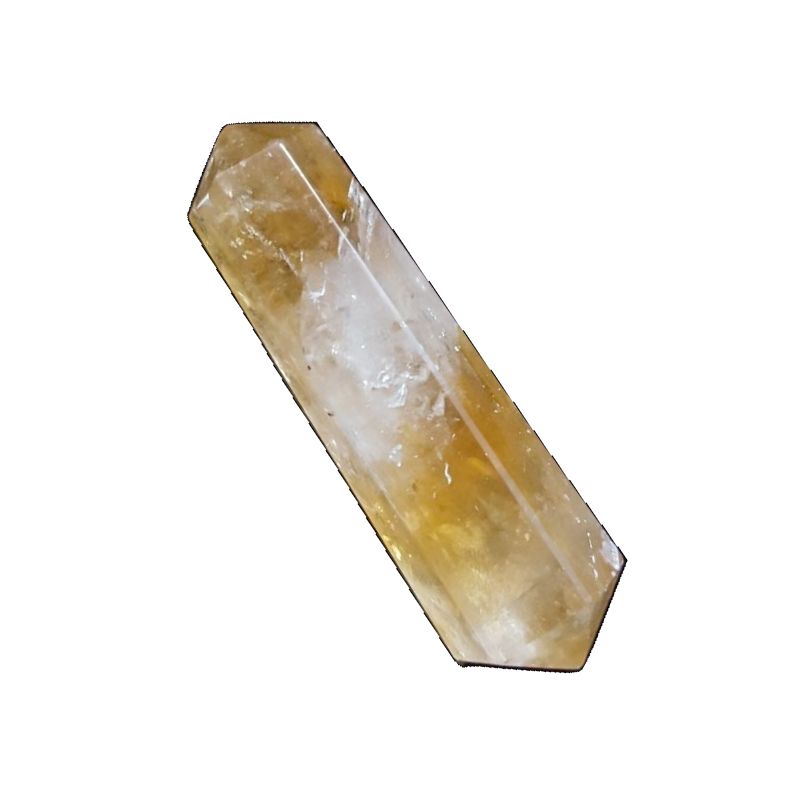 Calcita Dorada Vara Doble Punta 15 gr y 5 cm largo - Caleidoscopio