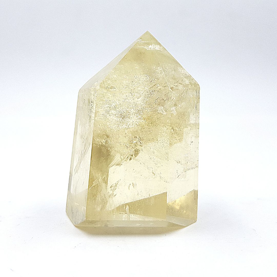 Punta Generador de Cuarzo Citrino Natural 125 gr 6 x 4.2 x 3.5 cm