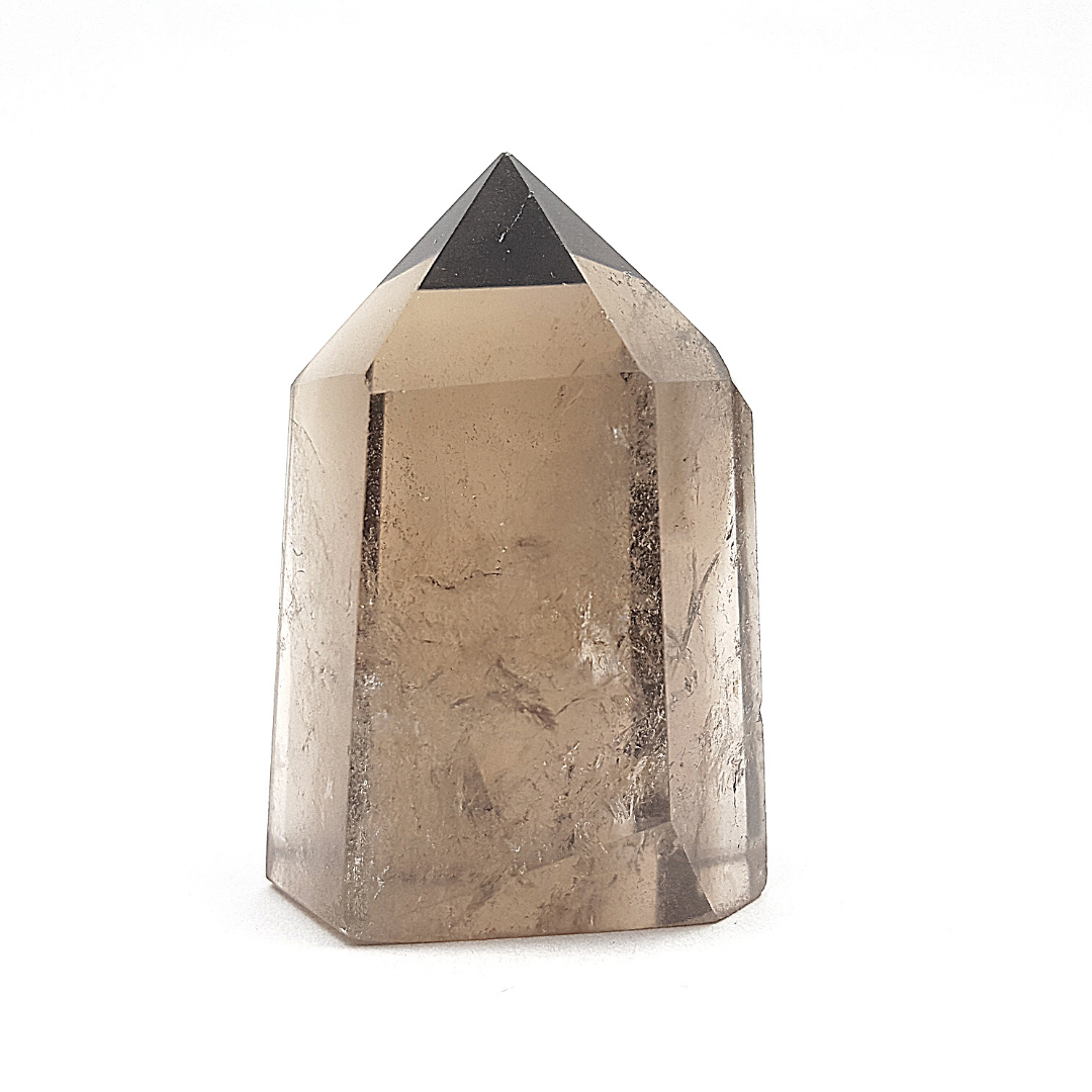 Cuarzo Ahumado Punta Generador 60 - 69 g 5-5.5 x 2.8 x 2.6 cm
