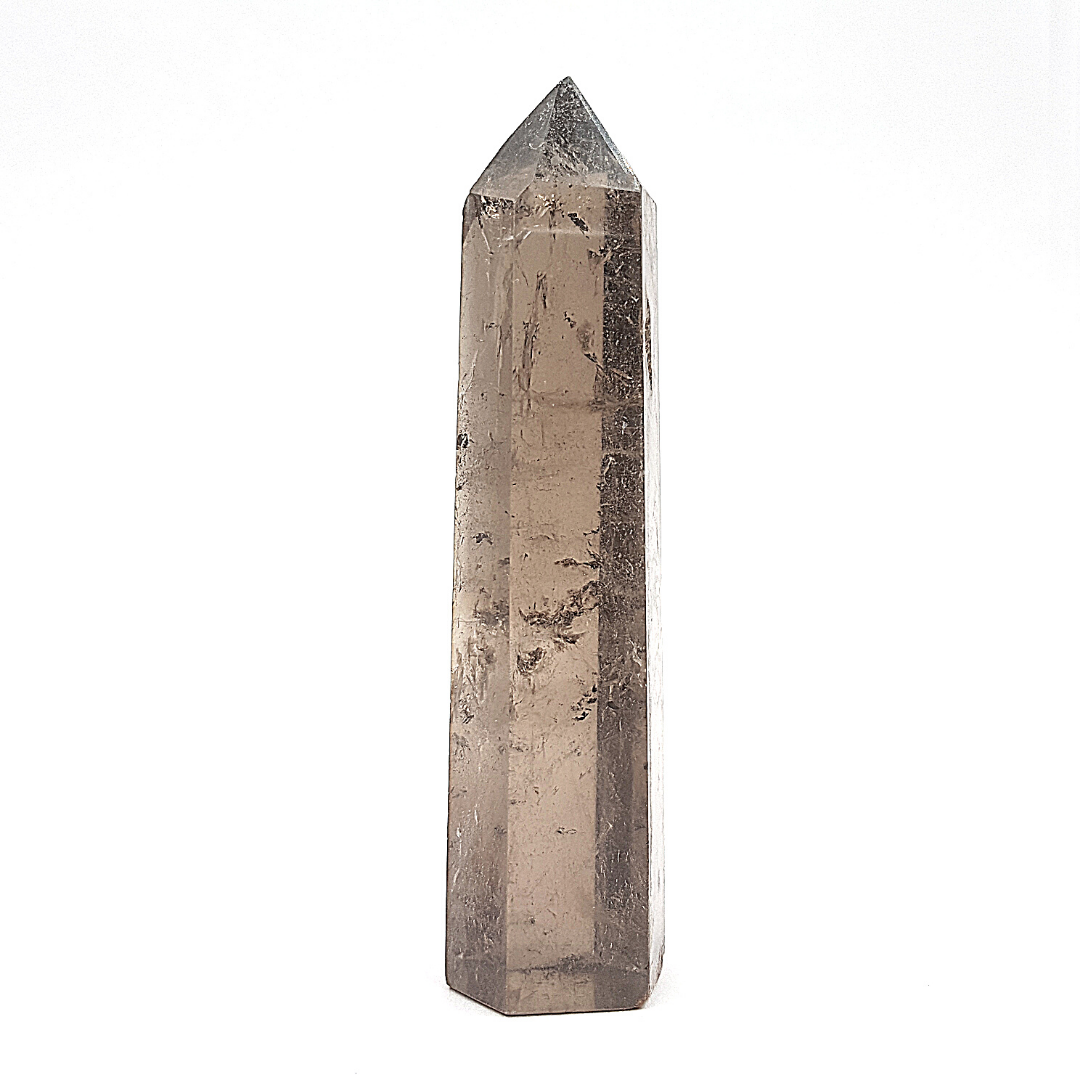 Cuarzo Ahumado Punta Generador 54 - 68 g 7 - 8 cm de altura