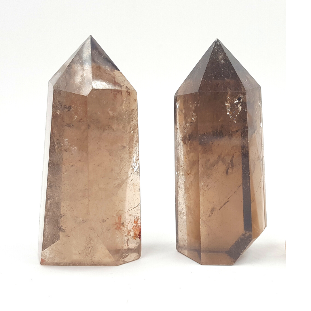 Cuarzo Ahumado Punta Generador 100- 130 g 6.5-7.5 cm altura * 3.4 * 2.5 cm