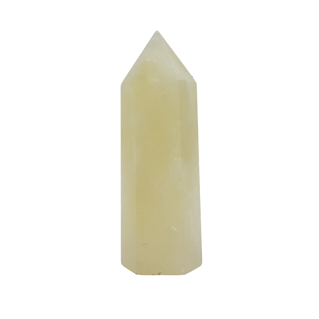 Punta Generador Cuarzo Citrino Natural 110 -118 g * 8.6 - 10 cm altura.