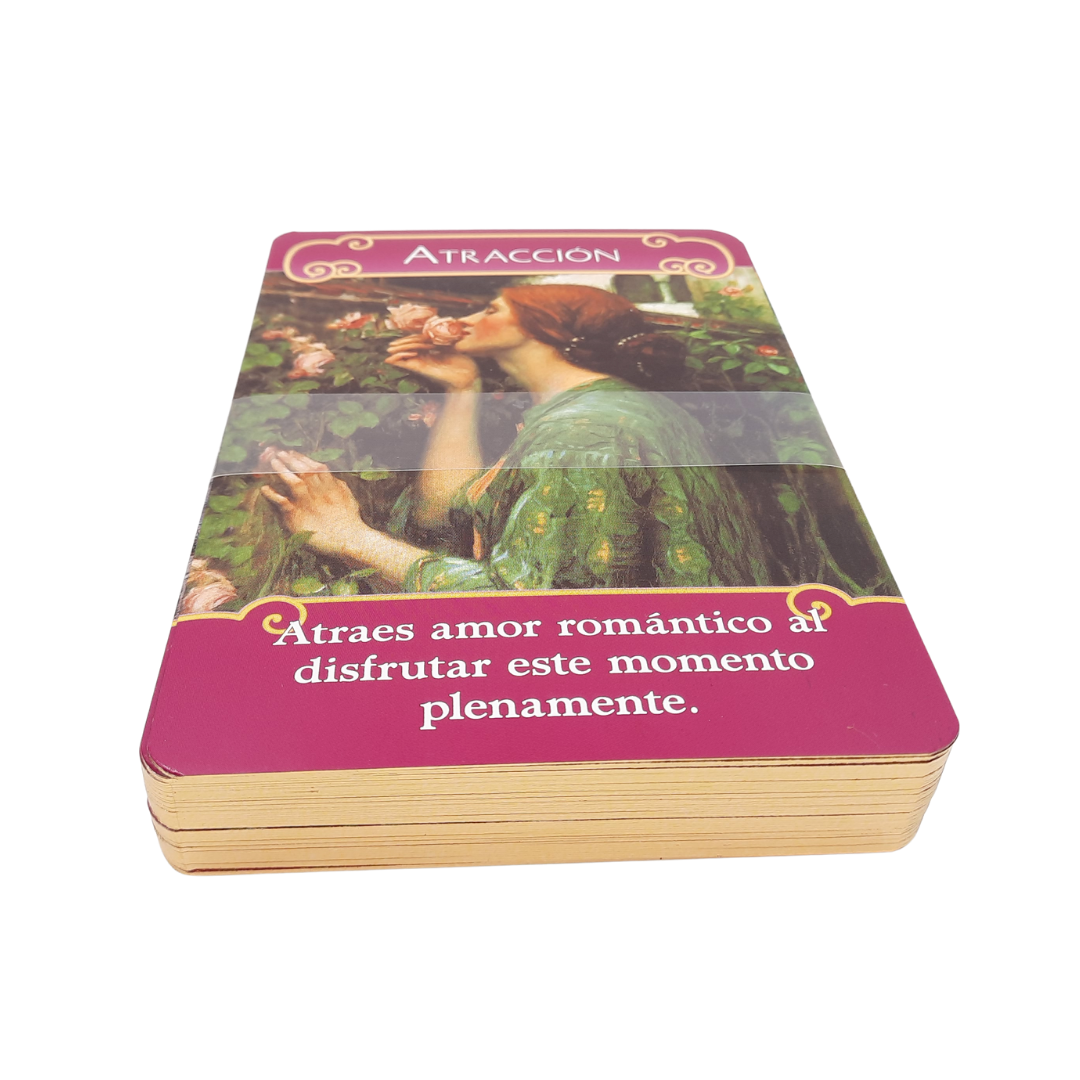 Los Ángeles del Romance Cartas del Oráculo y Libro. D. Virtue en ESPAÑOL
