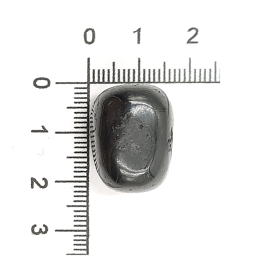 Jet / Azabache Piedra tamborileada. Protección 1 pieza