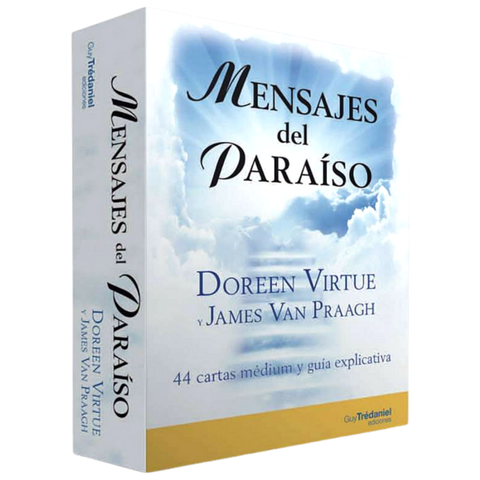 Mensajes del Paraíso Doreen Virtue y J. Van Praagh / Cartas Oráculo en Español
