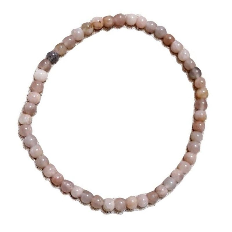 Pulsera Piedra del Sol Cuentas de 4.5 mm. Alegría Fortuna - Caleidoscopio
