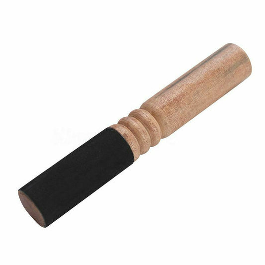 Baqueta de madera con gamuza de 18 cm para cuenco tibetano - Caleidoscopio