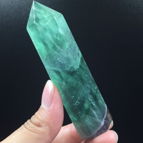 Fluorita Natural Vara 85 gr 7.7 cm Sanación Aprendizaje Organización