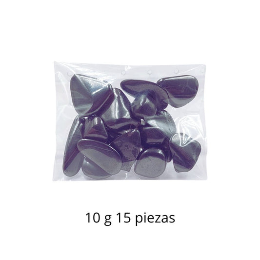 Shunguita 1 Bolsa de 10 gr con 15 piezas de 0.5 - 0.7 gramos Shunguitas Tamborileadas