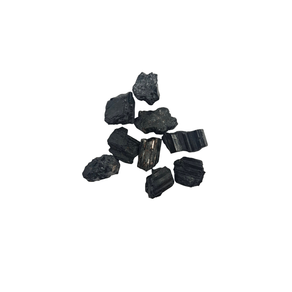 Turmalina negra en bruto Bolsa de 20 g con 8 piezas de 2 a 3 g Protección Equilibrio