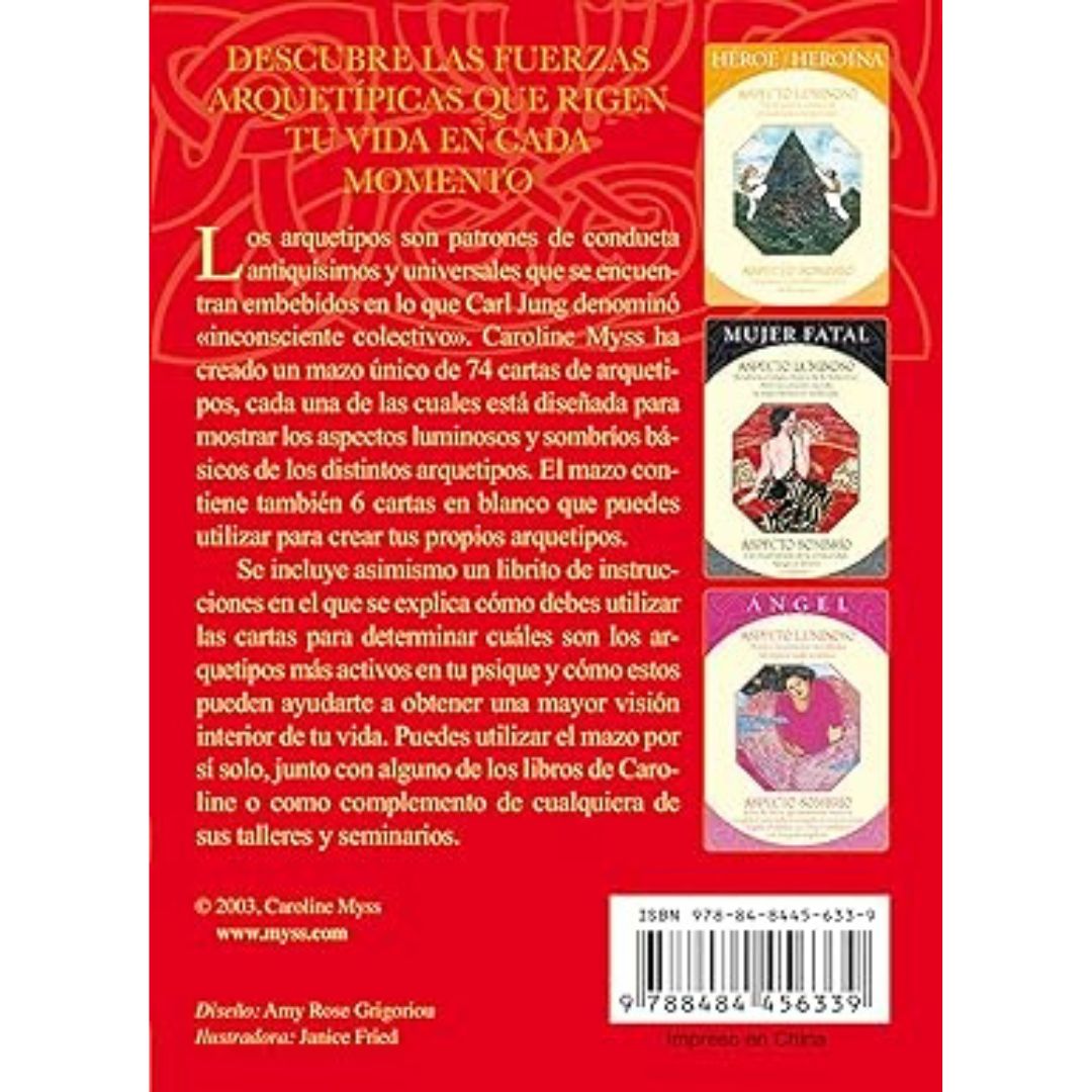 Cartas de Los Arquetipos Caroline Myss /Oráculo en Español