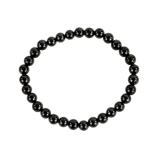 "Shungite" Pulsera Shunguita cuentas 6 mm y 17 cm Sanación Protección