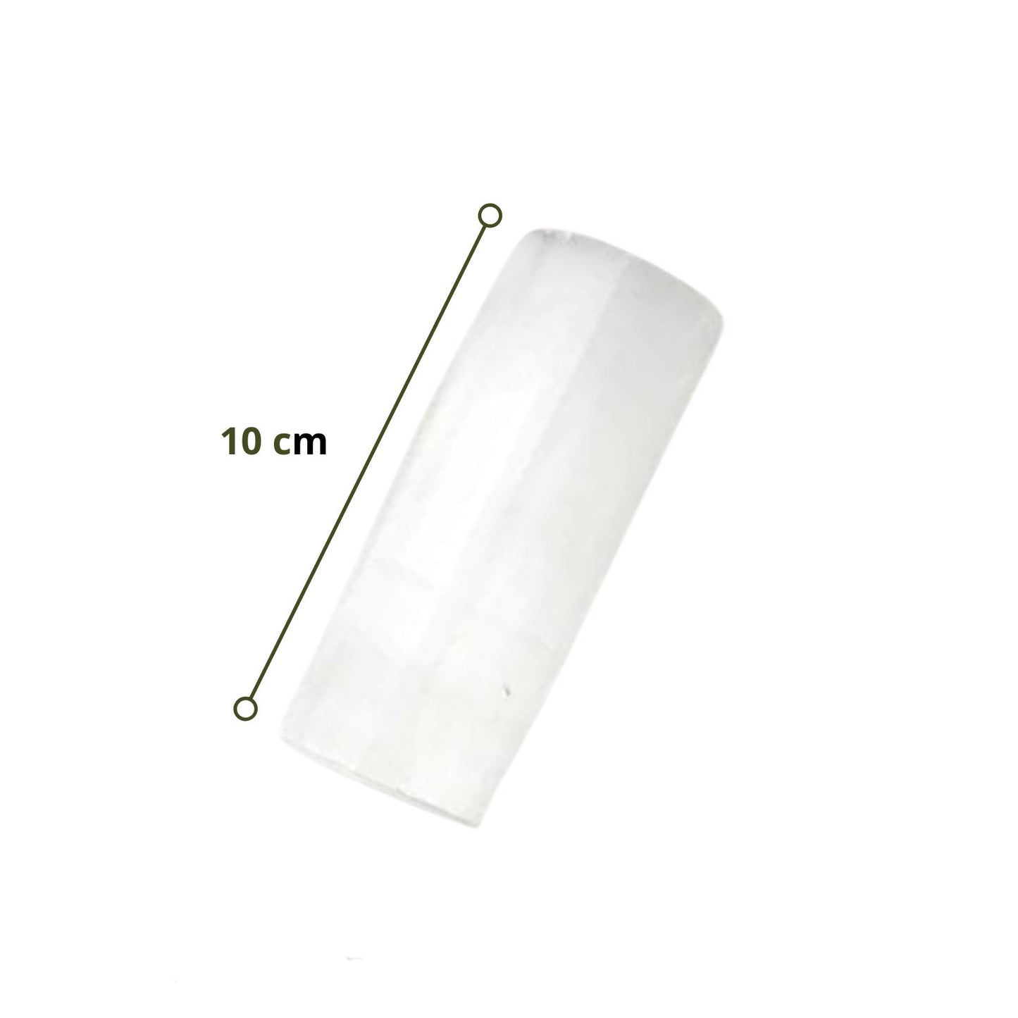 Selenita 1 Cilindro 10 cm altura. Limpieza energética