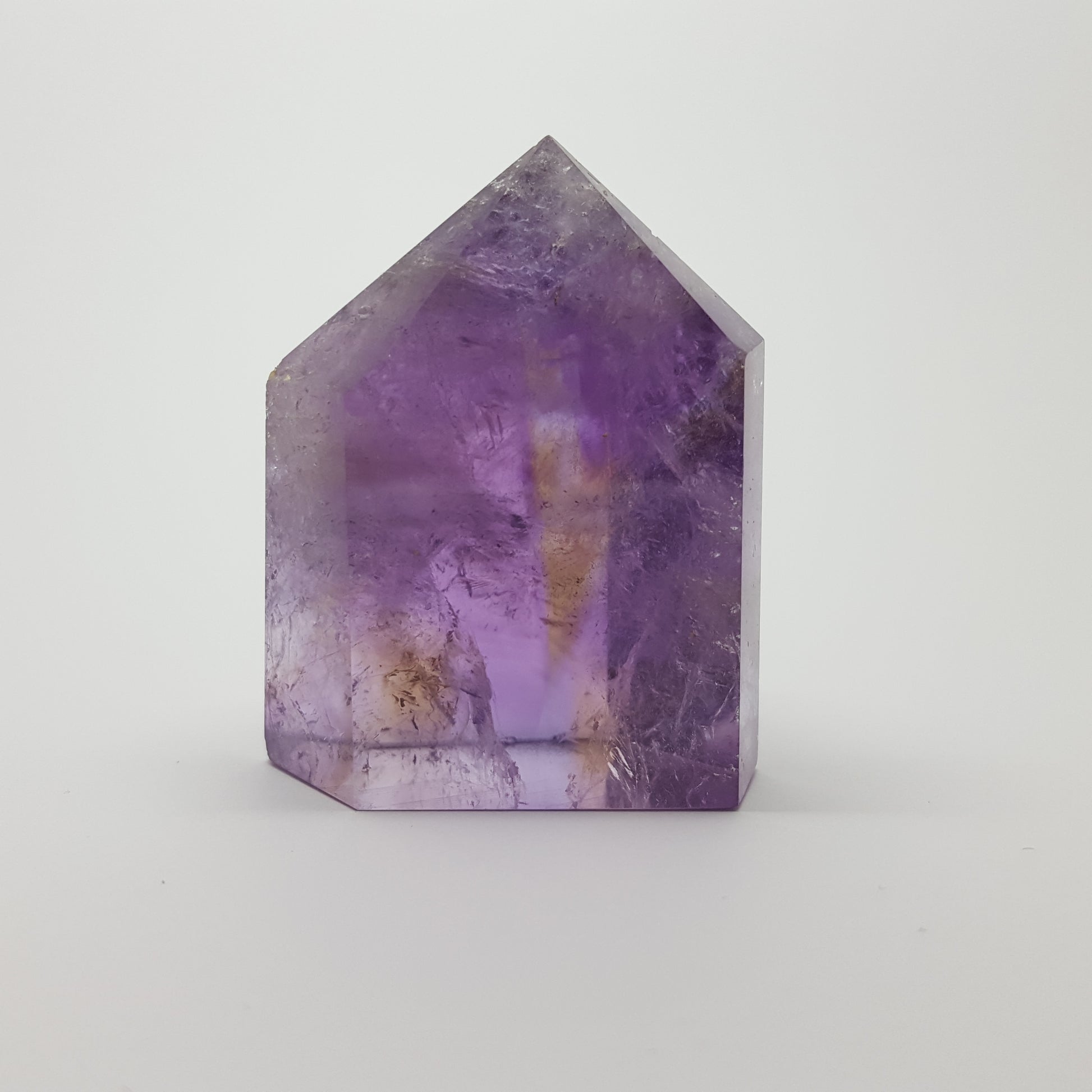 Punta Generador Natural Amatista 54.7 gr 4.7 x 3.5 x 2.4 cm - Caleidoscopio