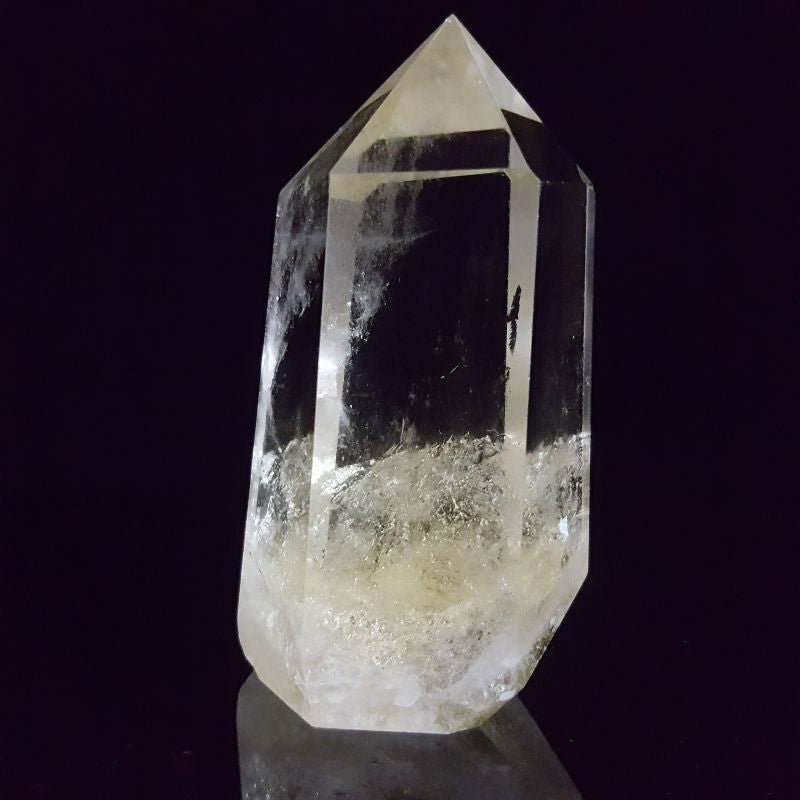 Punta Generador de Cuarzo Citrino Natural 103 gr 7.1 x 3.4 x 3.4 cm - Caleidoscopio