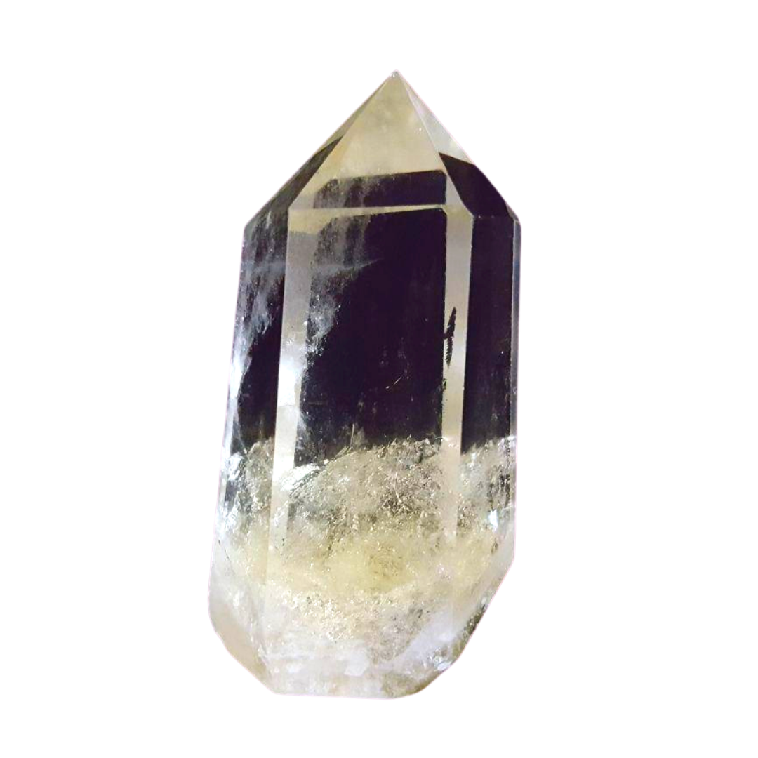 Punta Generador de Cuarzo Citrino Natural 103 gr 7.1 x 3.4 x 3.4 cm
