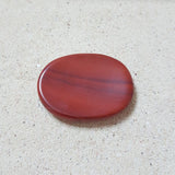 Jaspe Rojo "Worry Stone" Piedra de preocupación. Alivia enojo 3.5 - 4 cm x 2.8 - 3 cm - Caleidoscopio