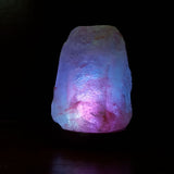 Lámpara de Sal del Himalaya Luz Led colores. USB. 10 cm