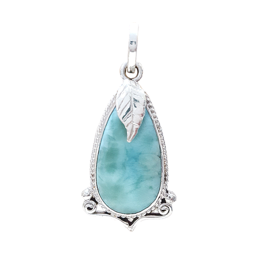 Dije de Larimar en Plata 925