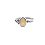 Anillo de Ópalo Blanco Plata 925 Medida 10 Mod 1513 - Caleidoscopio