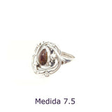 Anillo de Ágata de Fuego Plata 925 Modelo 1535 - Caleidoscopio