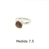 Anillo de Ágata de Fuego Plata 925 Modelo 1535 - Caleidoscopio