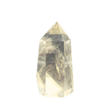 Punta Generador de Cuarzo Citrino Natural 80.3 gr 6.3 cm altura aprox.