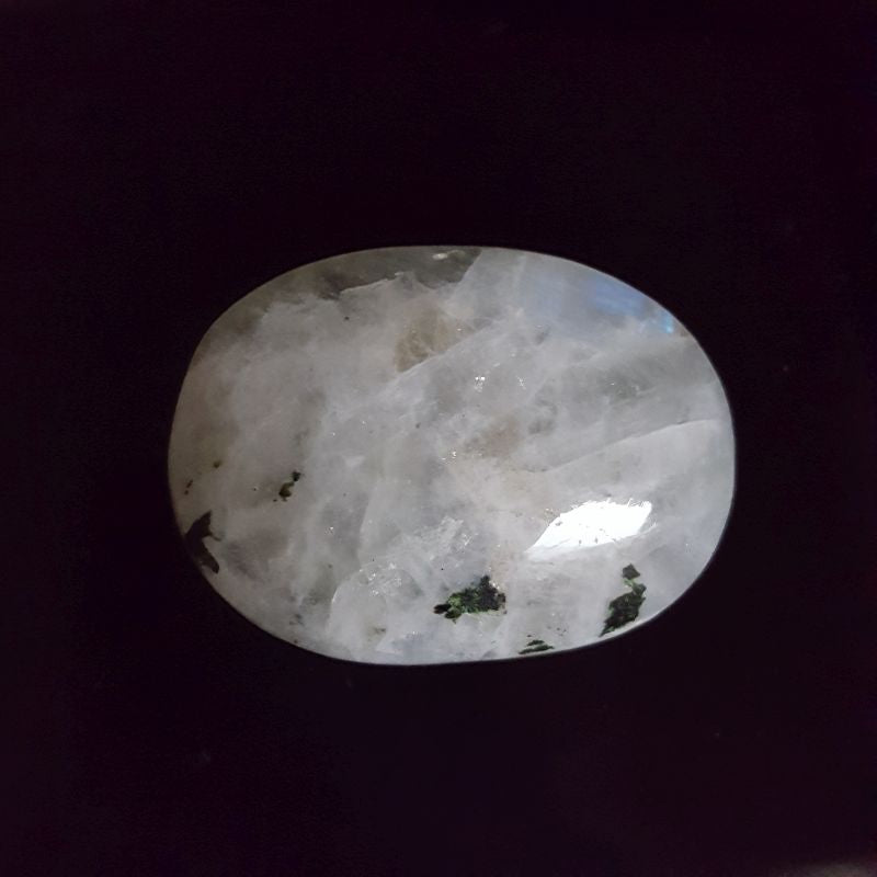 Piedra Luna "Palm Stone" Para la palma de la mano. - Caleidoscopio