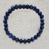 Pulsera Cianita Azul de 6 mm. - Caleidoscopio