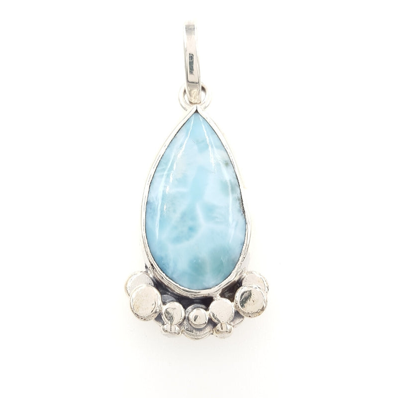 Dije de Larimar en Plata 925 Mod. 1758 - Caleidoscopio