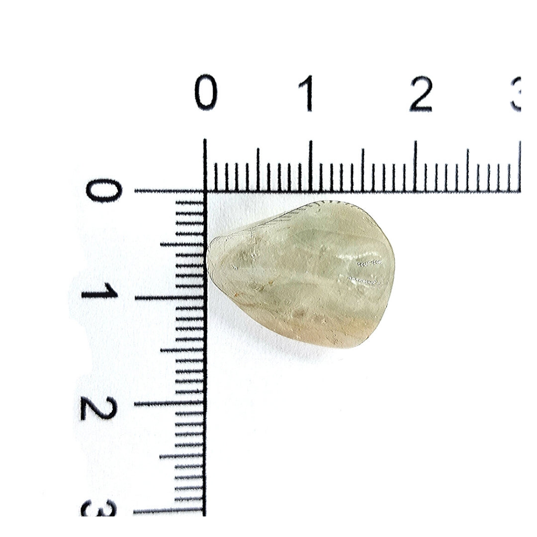 Prasiolita / Amatista Verde Tamborileada - Caleidoscopio