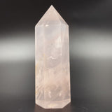 Punta Generador Obelisco de Cuarzo Rosa Natural 50 - 63 g 5.7 a 6.5 cm Altura