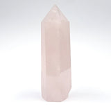 Punta Obelisco de Cuarzo Rosa Natural 80 - 85 g 7.5 cm Altura