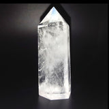 Punta generador Cuarzo Blanco Cristal de 110 - 121 g y 8 cm altura