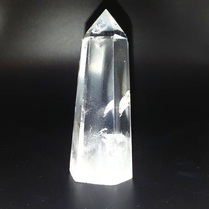 Punta generador Cuarzo Blanco Cristal de 110 - 121 g y 8 cm altura