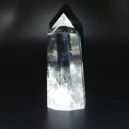 Cuarzo Blanco Cristal punta Generador 133 - 147 g 8 cm altura
