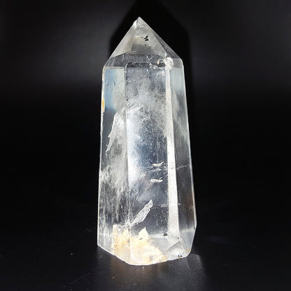 Punta Generador de Cuarzo Blanco Natural 101 - 120 g 7 a 7.8 cm altura