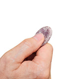 Lepidolita en Mica "Worry Stone" Piedra calmante 3.5 x 2.8 cm aproximadamente